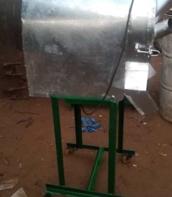 Vertical Plantain and Potato Cutter side view