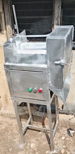 Multi purpose slicing machine for plantain and potato fabricated in Nigeria