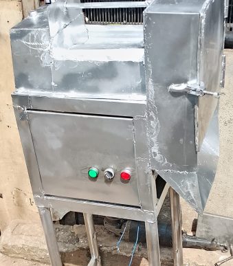 Multi purpose slicing machine for plantain and potato fabricated in Nigeria