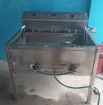 dual deep fryer for plantain chips production