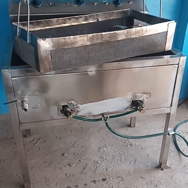 deep fryer for plantain chips production