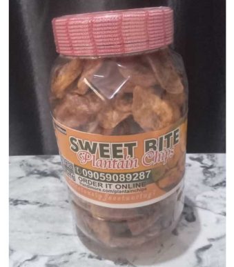 sweet bite plantain chips