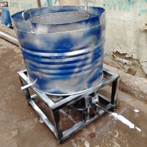 Manual deoiling and dewatering machine