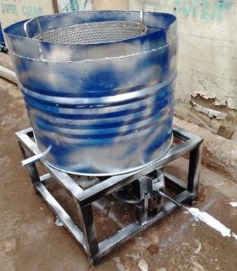 manual deoiling and dewatering machine