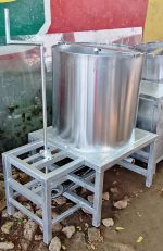 manual deoiling and dewatering machine