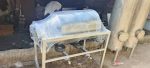 Peanut roasting machine with stainless steel drum