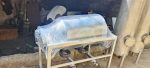 Peanut roasting machine with stainless steel drum