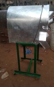 Vertical Plantain and Potato Cutter side view