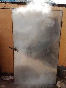 Humidifying process