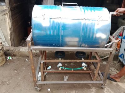 Manual peanut roasting machine