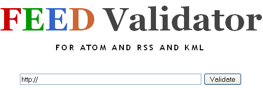 Feed Validator for Atom and RSS