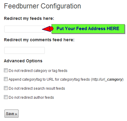 feed redirect