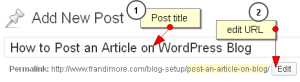 wordpress post title